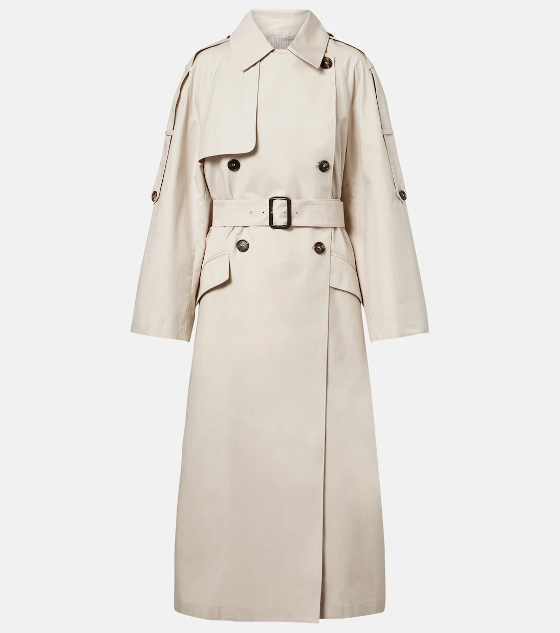 Max Mara - معطف الترنش Delfino من نسيج التويل The Cube