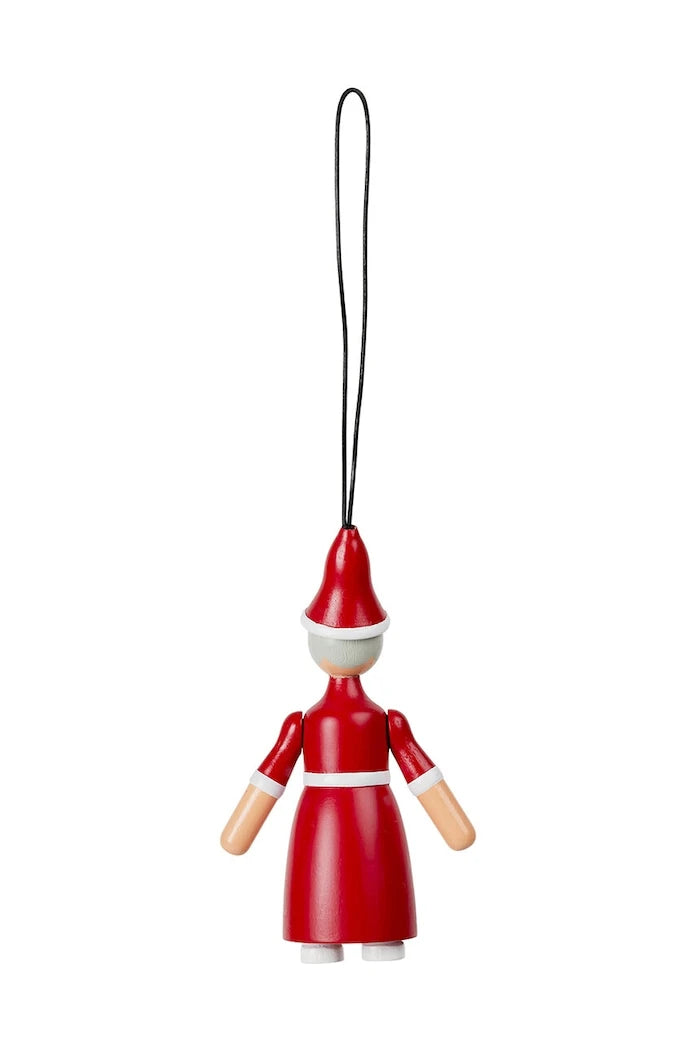 Kay Bojesen Noel Ağacı Süsü Santa Claus and Santa Clara (2 Parça)