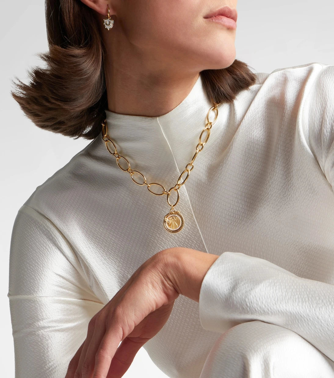 FoundRae - Wholeness 18kt gold necklace with diamonds