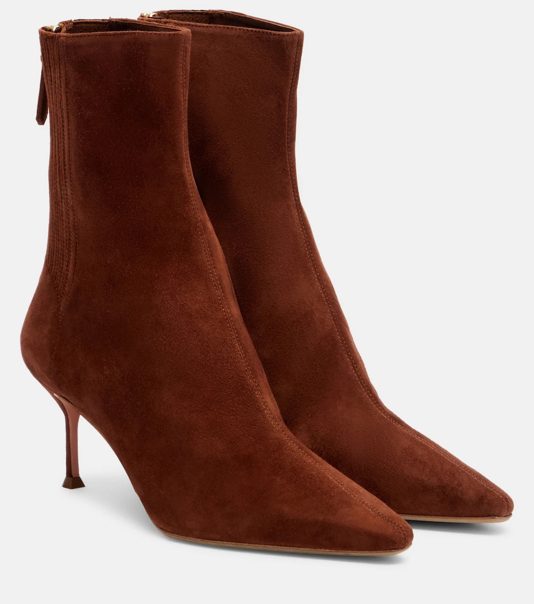 Aquazzura - Saint Honoré 65 suede ankle boots