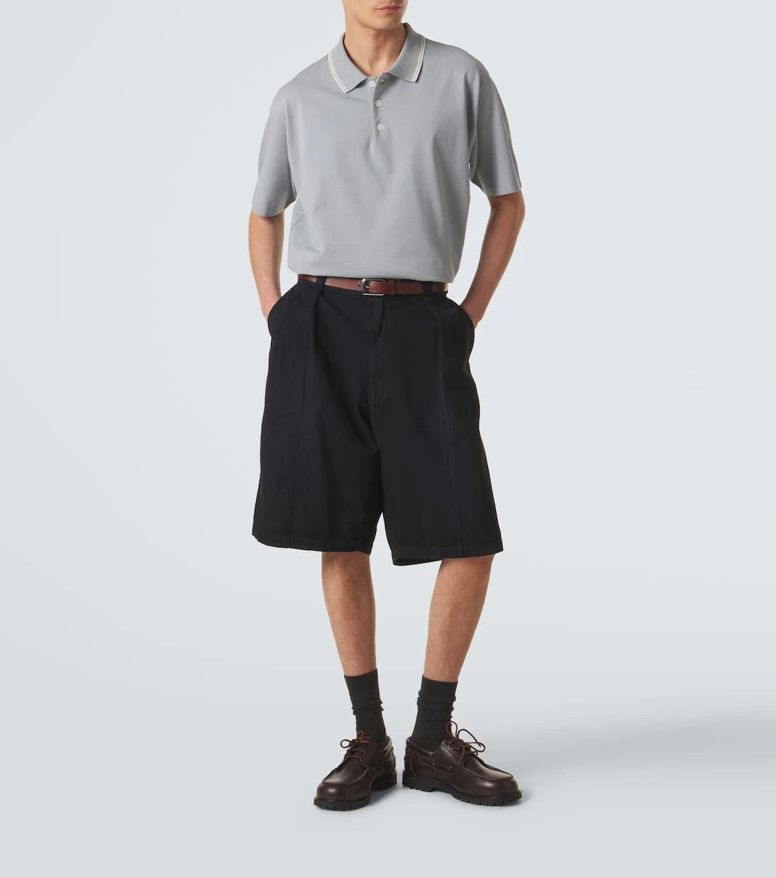 Frame - Cotton piqué polo shirt