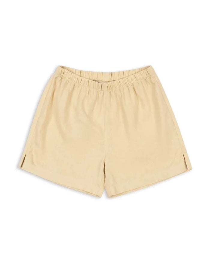 Konges Sløjd Çocuklar için Keten Kısa Pantolon FRANZEN LINEN SHORTS