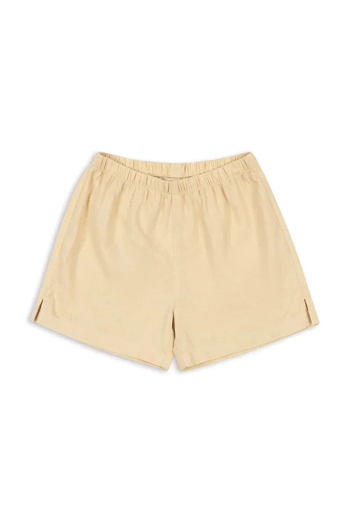 Konges Sløjd Çocuklar için Keten Kısa Pantolon FRANZEN LINEN SHORTS