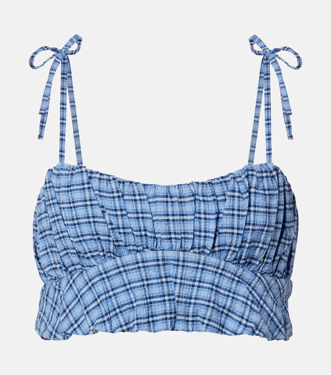 Faithfull - Pelea checked cotton top