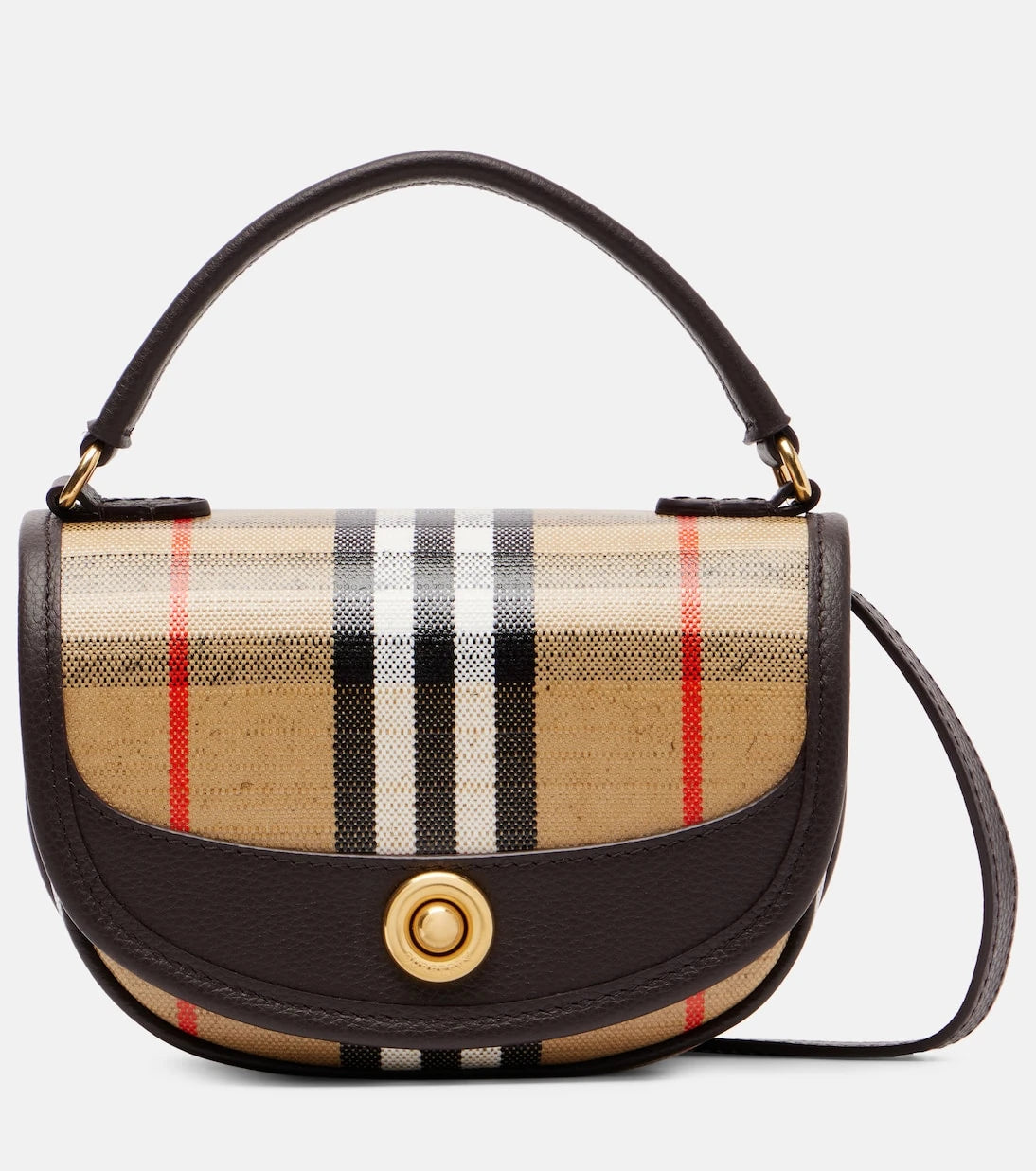Burberry - Highlands Mini jacquard shoulder bag