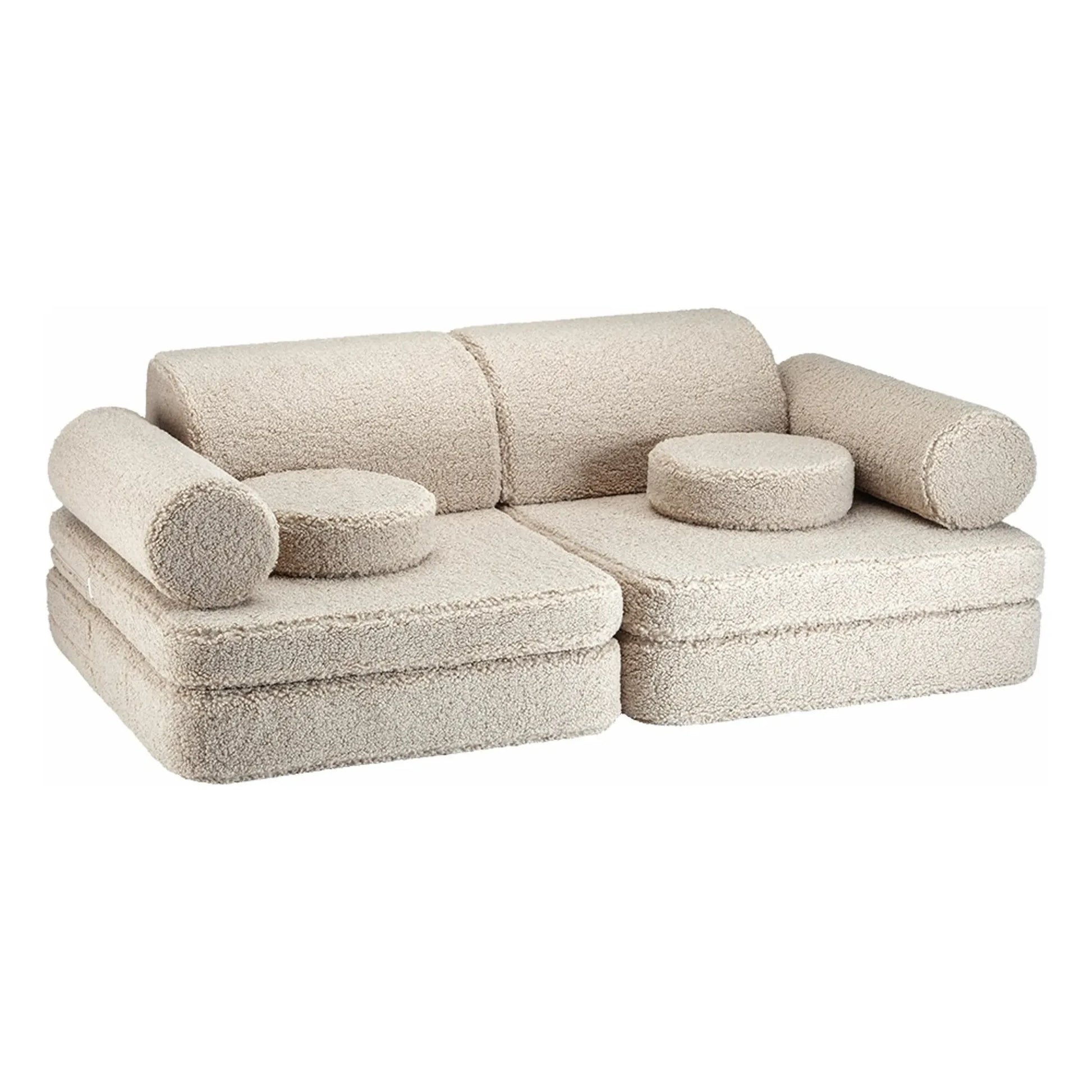 Wigiwama - Modular teddy sofa | Beige