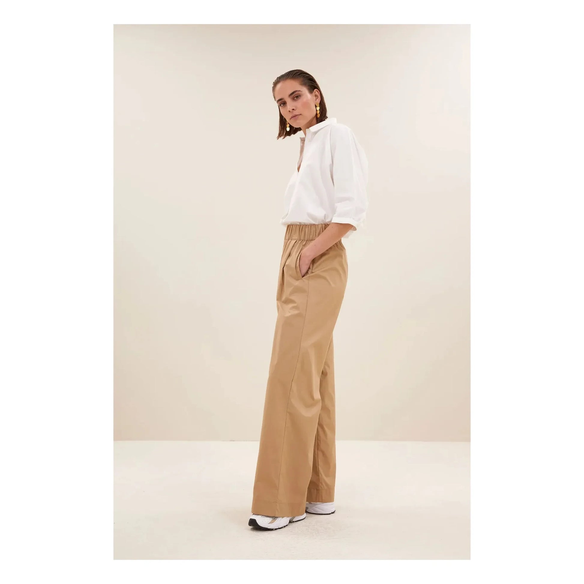 By Bar - Benji Cotton Poplin Trousers