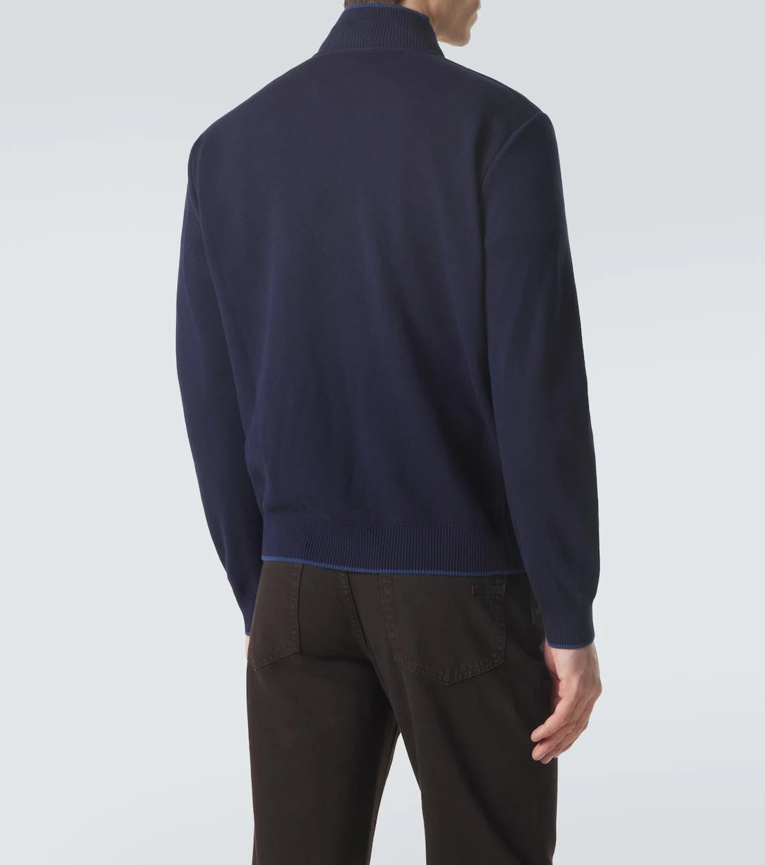 Canali - Suede bomber jacket