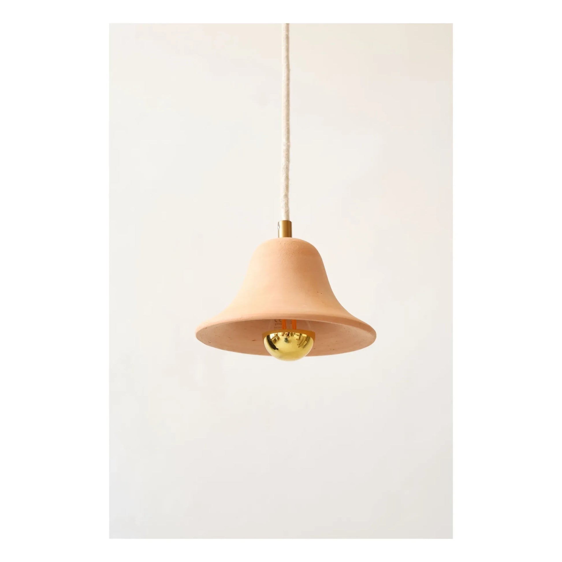 Masamé - Gigaro small ceramic suspension lamp | Terracotta