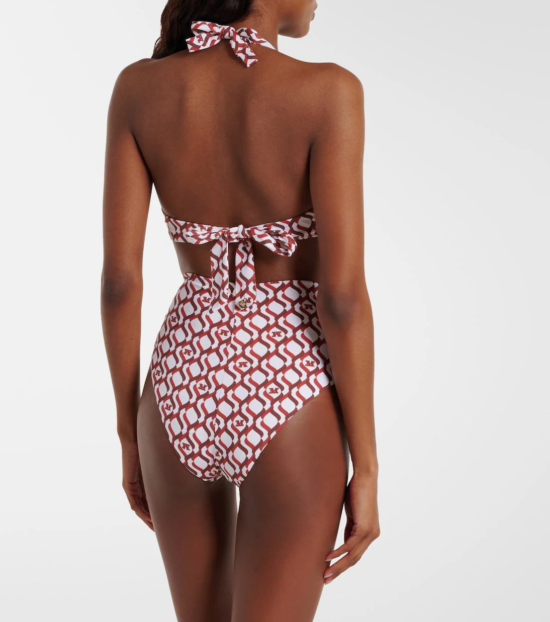 Max Mara - Stilla printed high-rise bikini bottoms