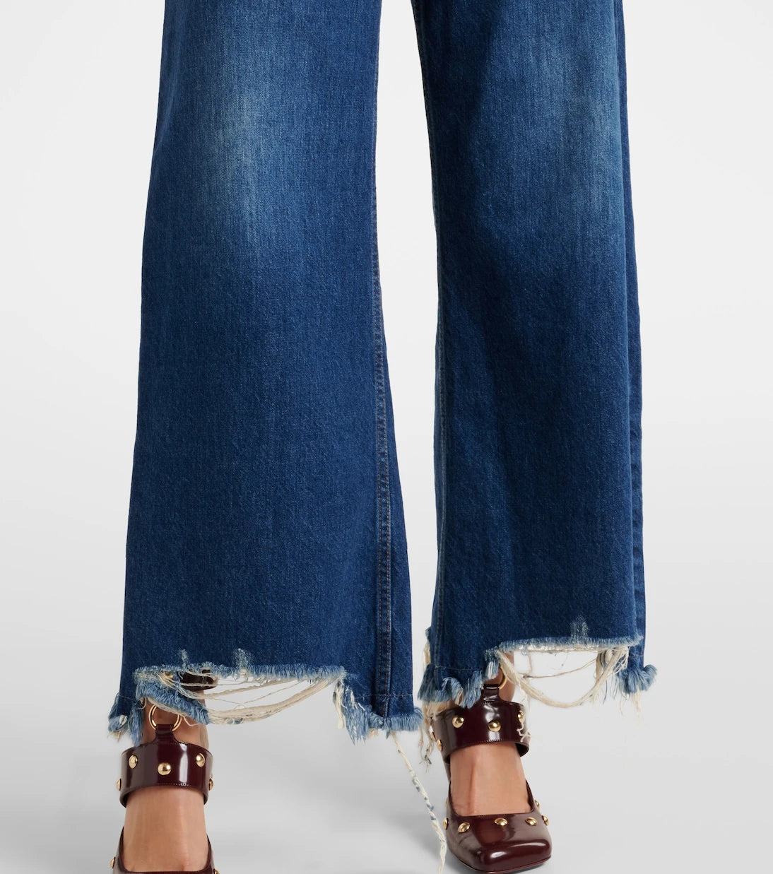 Chloé - Mid-rise wide-leg jeans