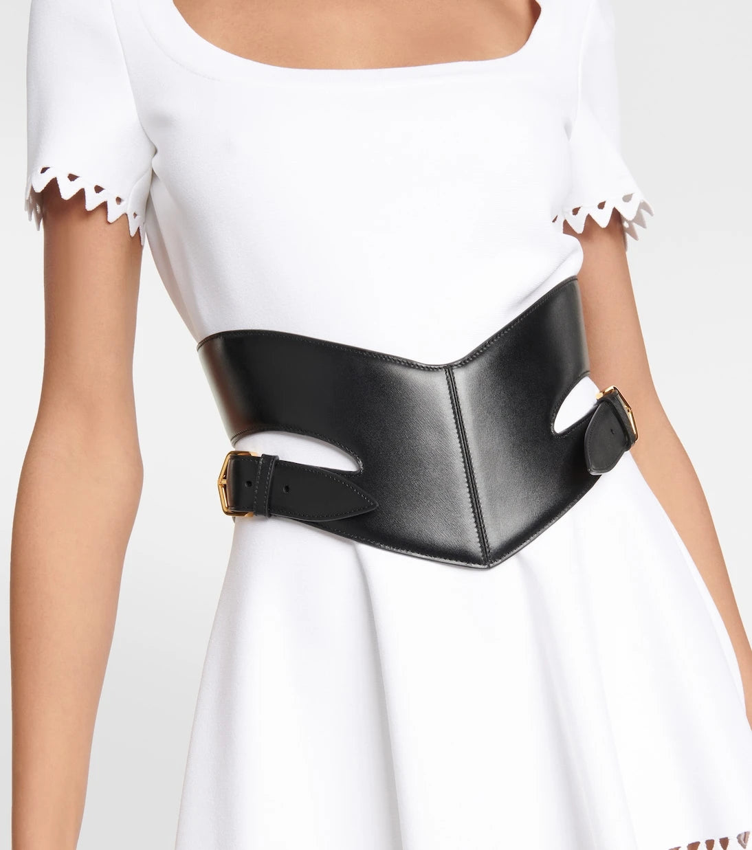 Alaïa - Cut-out leather belt