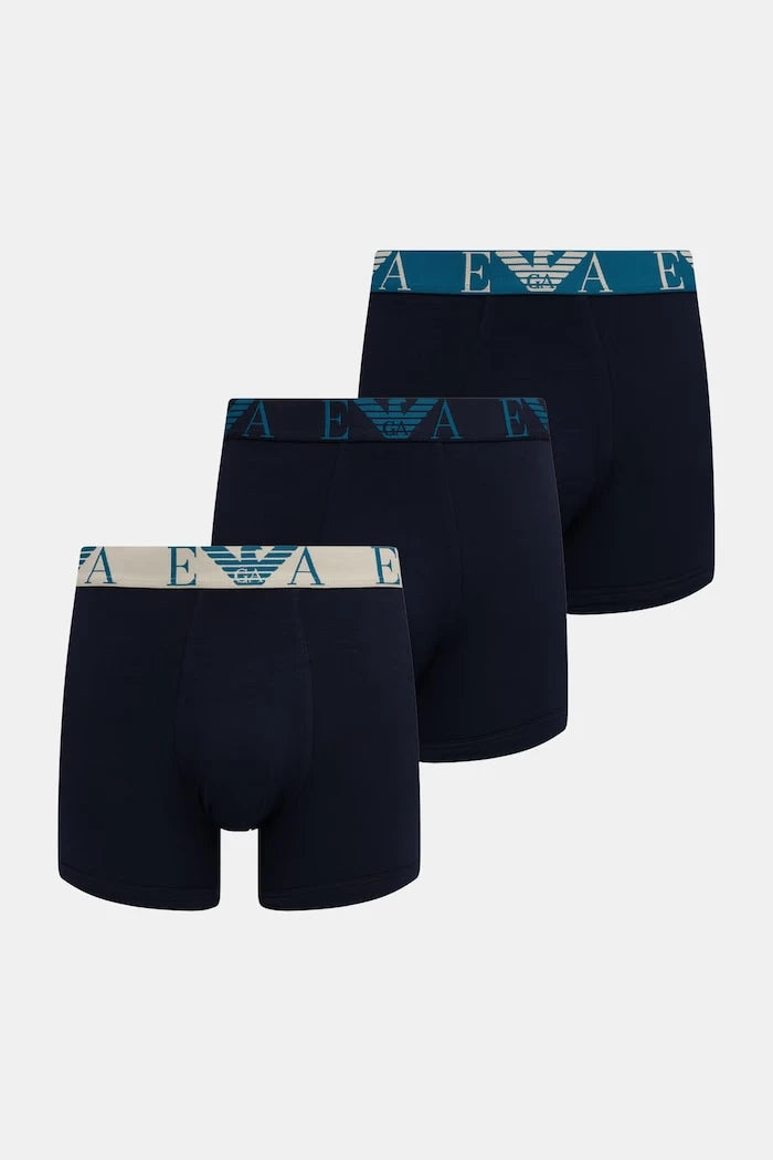 Emporio Armani Underwear pamuklu erkek boxer 3'lü