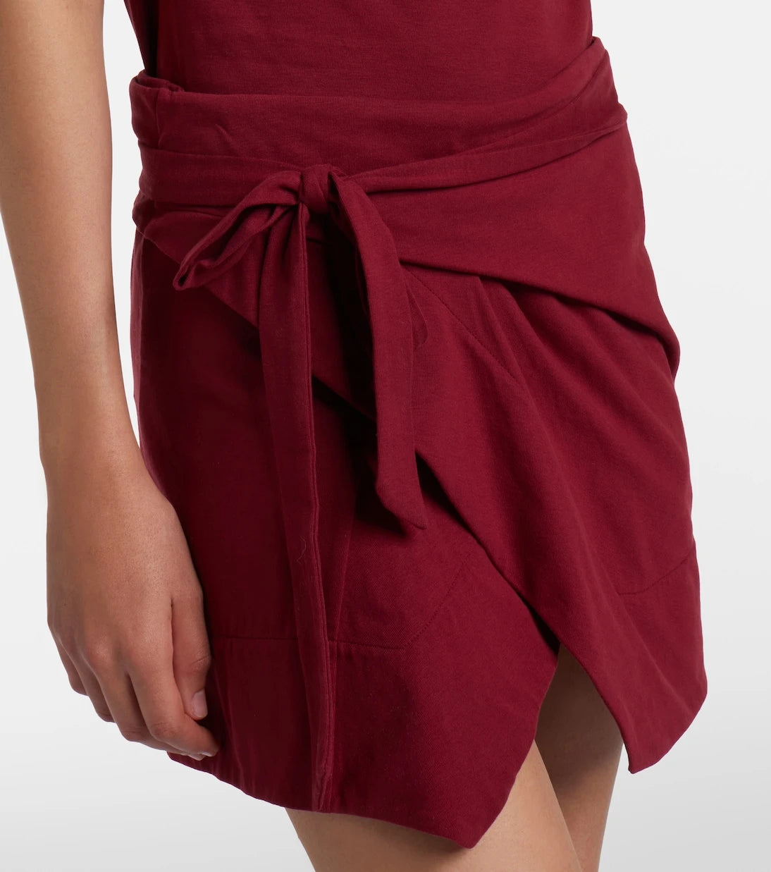 Isabel Marant - Berenice draped cotton wrap skirt