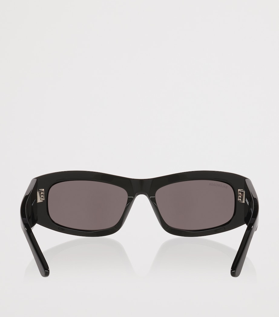 Black Acetate BB0395S Rectangular Sunglasses