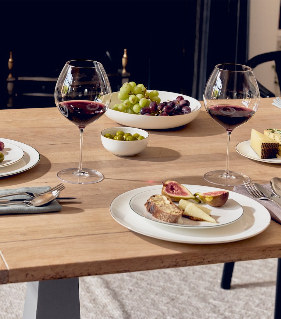 Set of 2 Burgundy Wine Glasses (125ml)