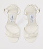 Jimmy Choo White Leo 1998 110 Leather Heeled Sandals