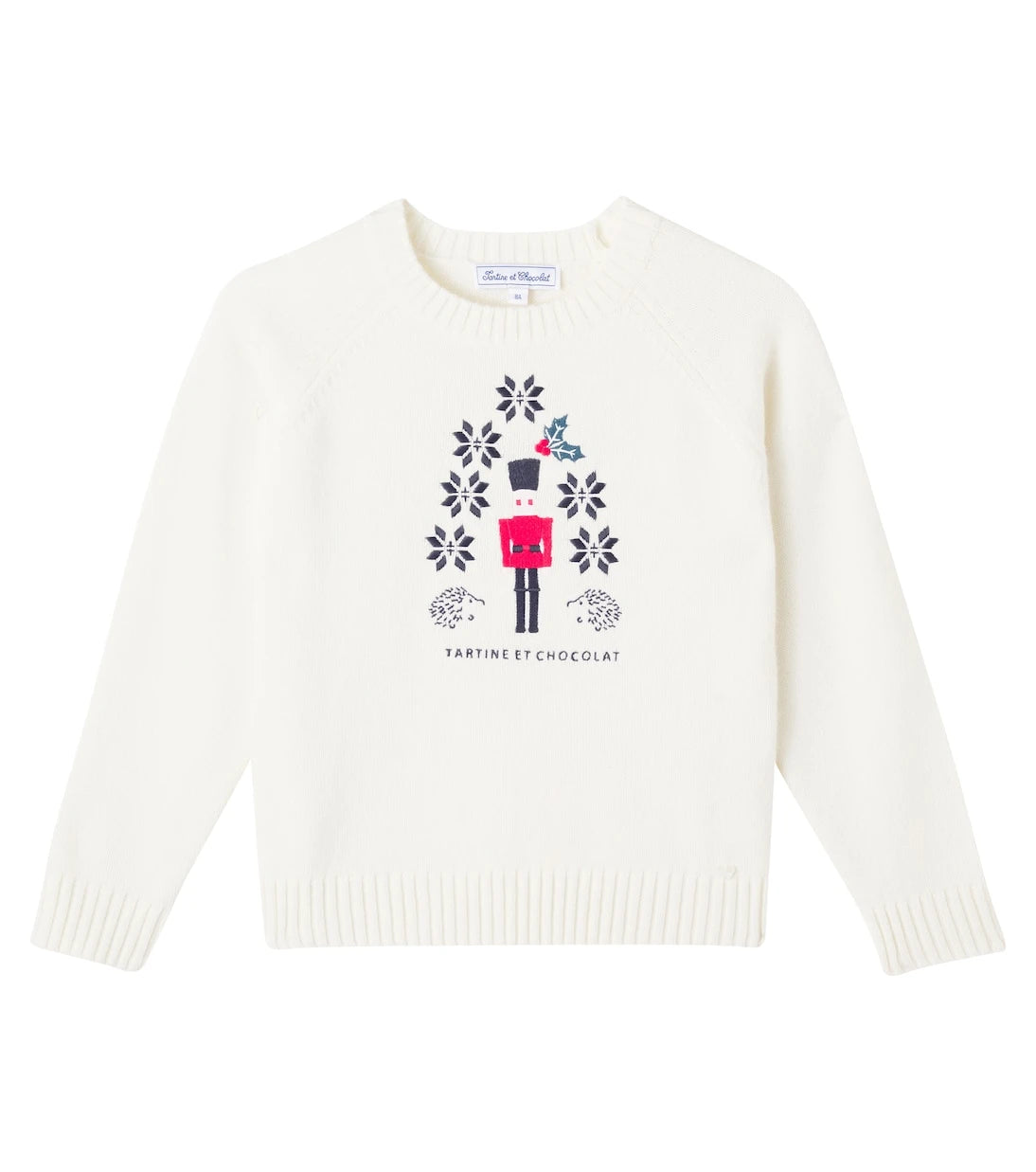Tartine et Chocolat - Intarsia wool sweater