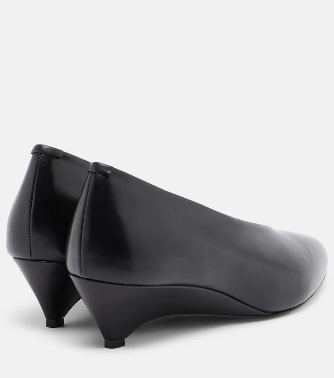 Jil Sander - Arc leather pumps