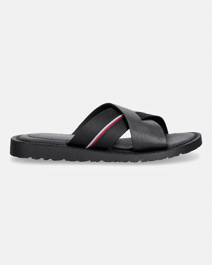 Tommy Hilfiger erkek deri terlik CORE HILFIGER LTH CRISS C SANDAL