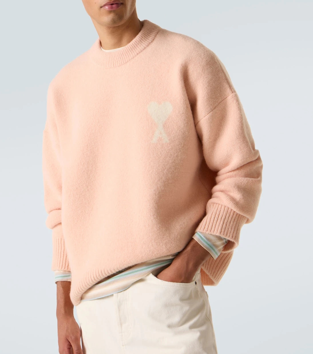 Ami Paris - Ami de Cœur alpaca and wool-blend sweater