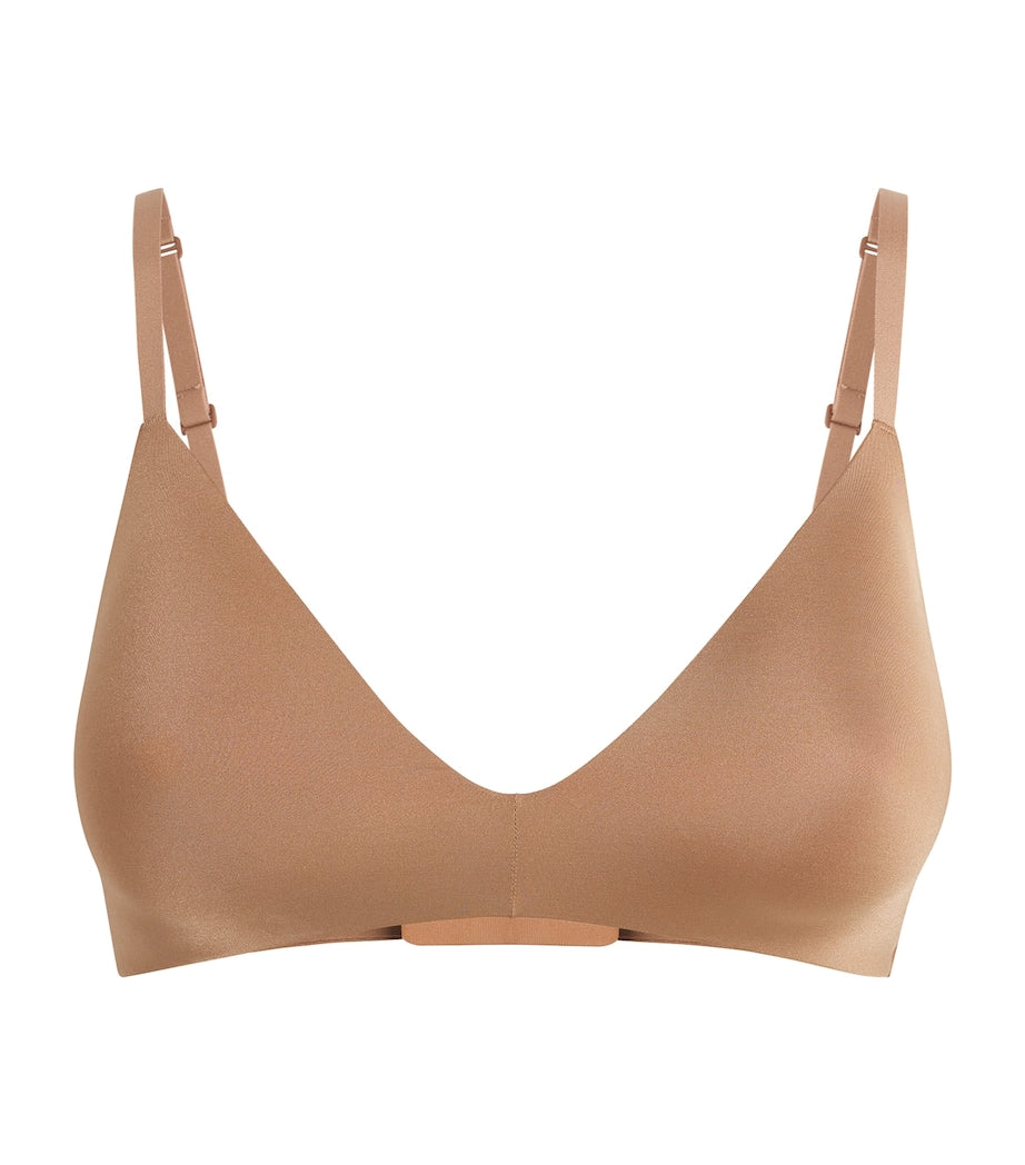Skims Brown Wireless T-Shirt Bra