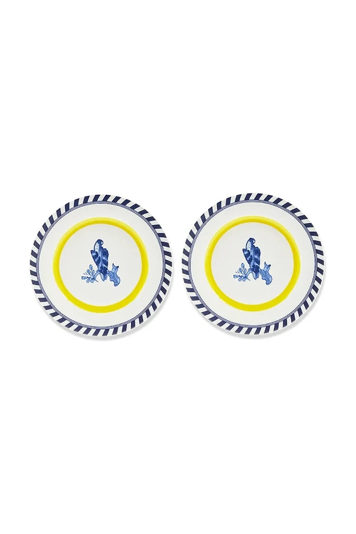 Комплект чинии Pols Potten bird patterned 27 cm (2 броя)