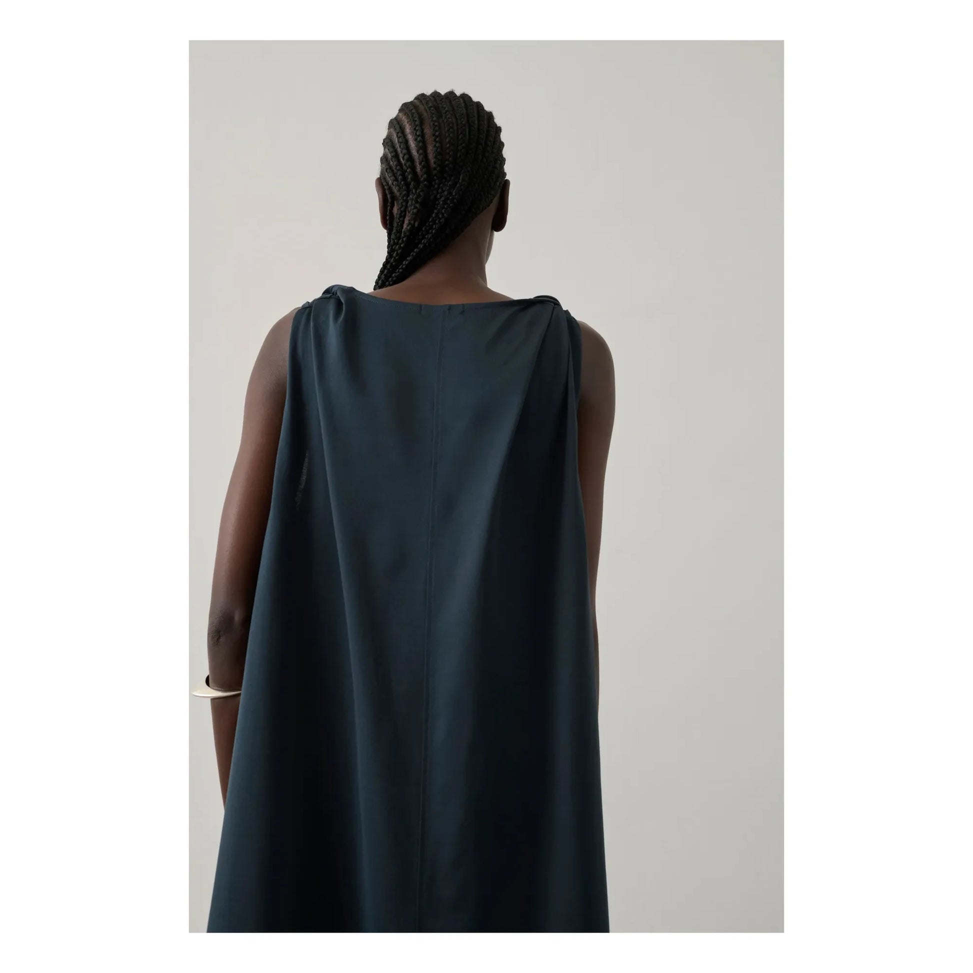 Soeur - Debby Cotton Dress | Petrol blue