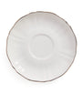 GINORI 1735 Porcelain Corona Platino Tea Saucer (15cm)