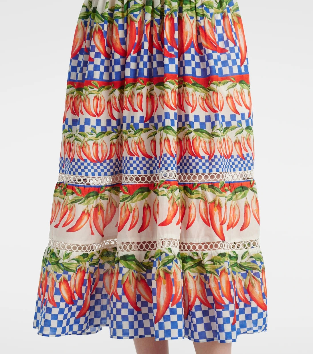 Farm Rio - Printed cotton midi dress
