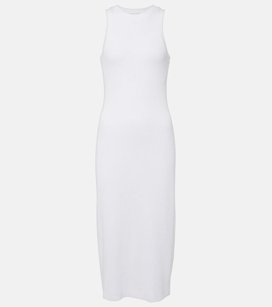 Vince - Ribbed-knit jersey midi dress