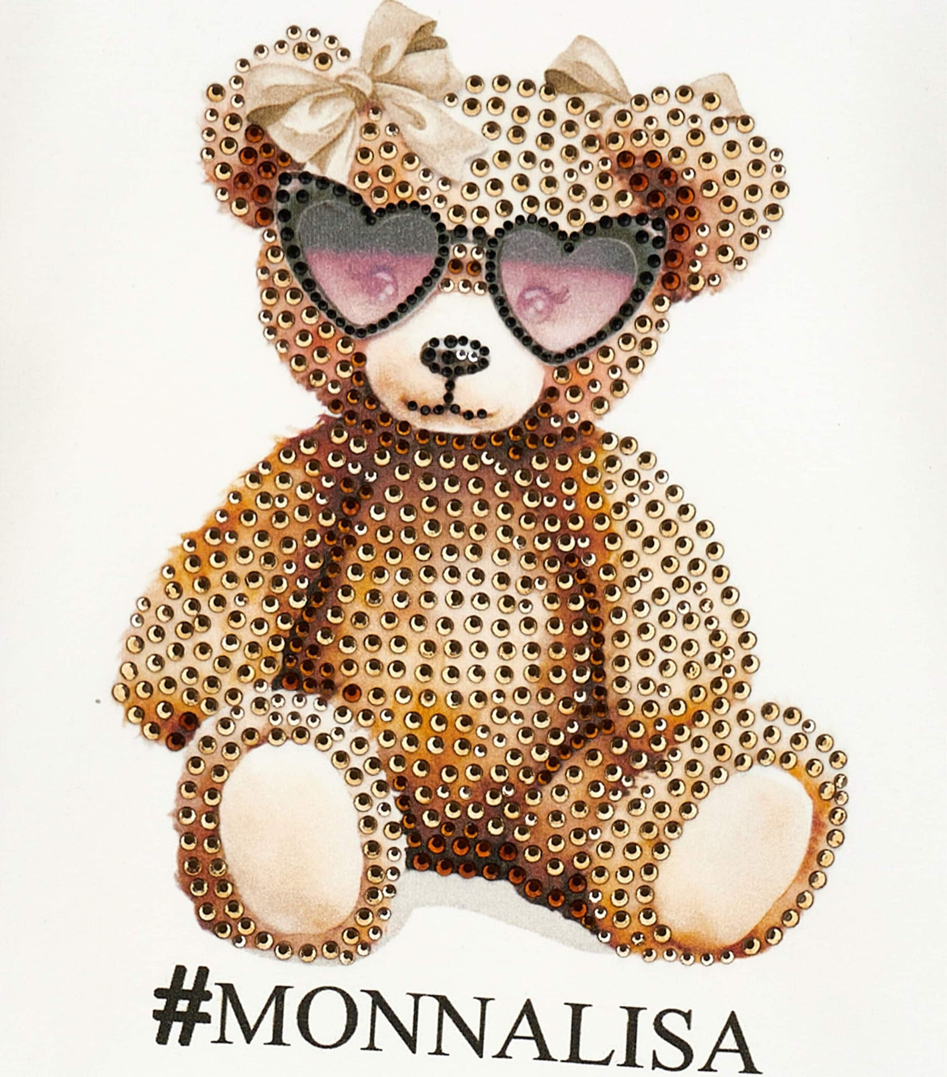 Multi Embellished Teddy Bear Dress (2-12 Years)