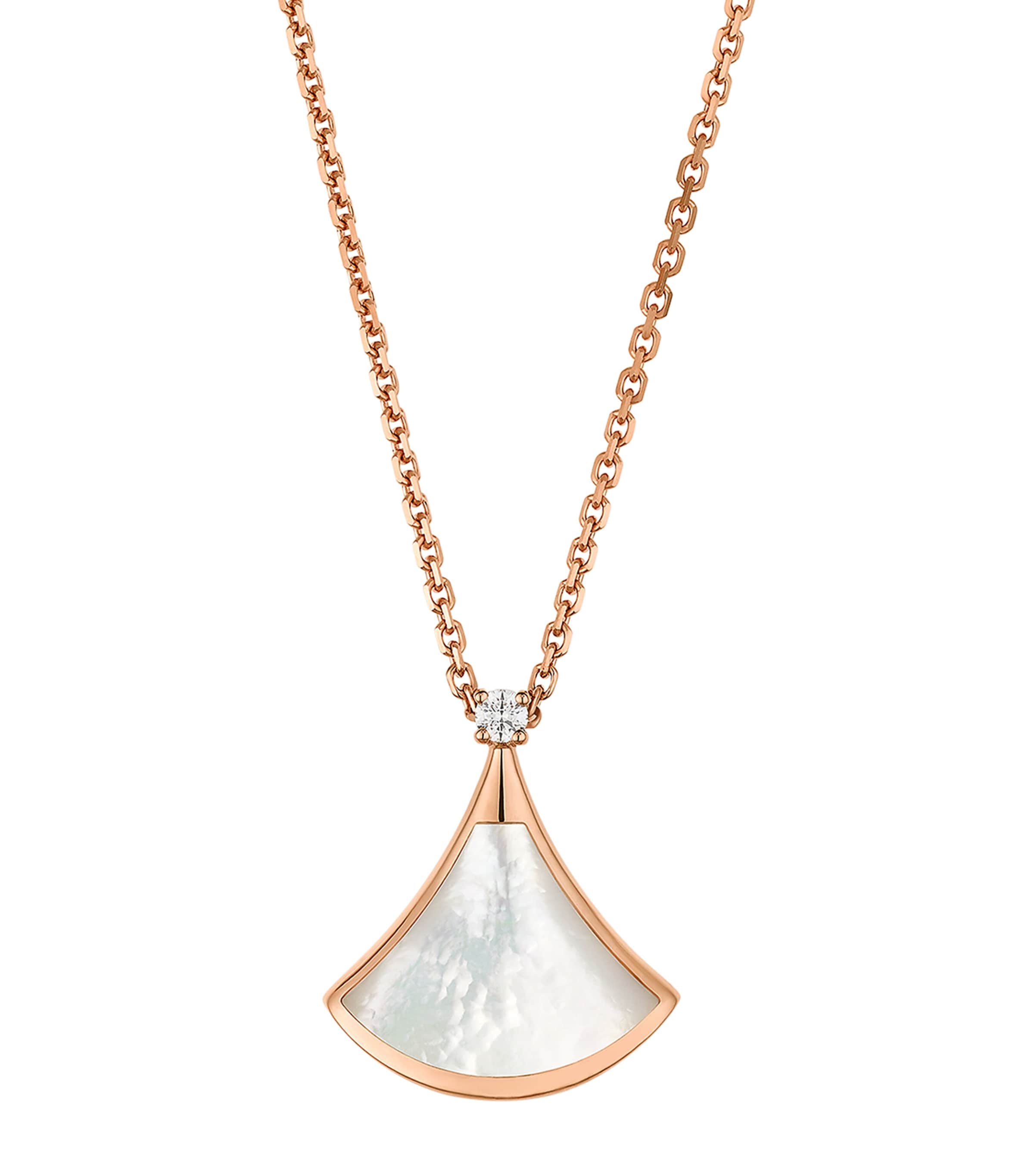 Bvlgari Rose Gold, Diamond and Mother-of-Pearl Divas' Dream Necklace