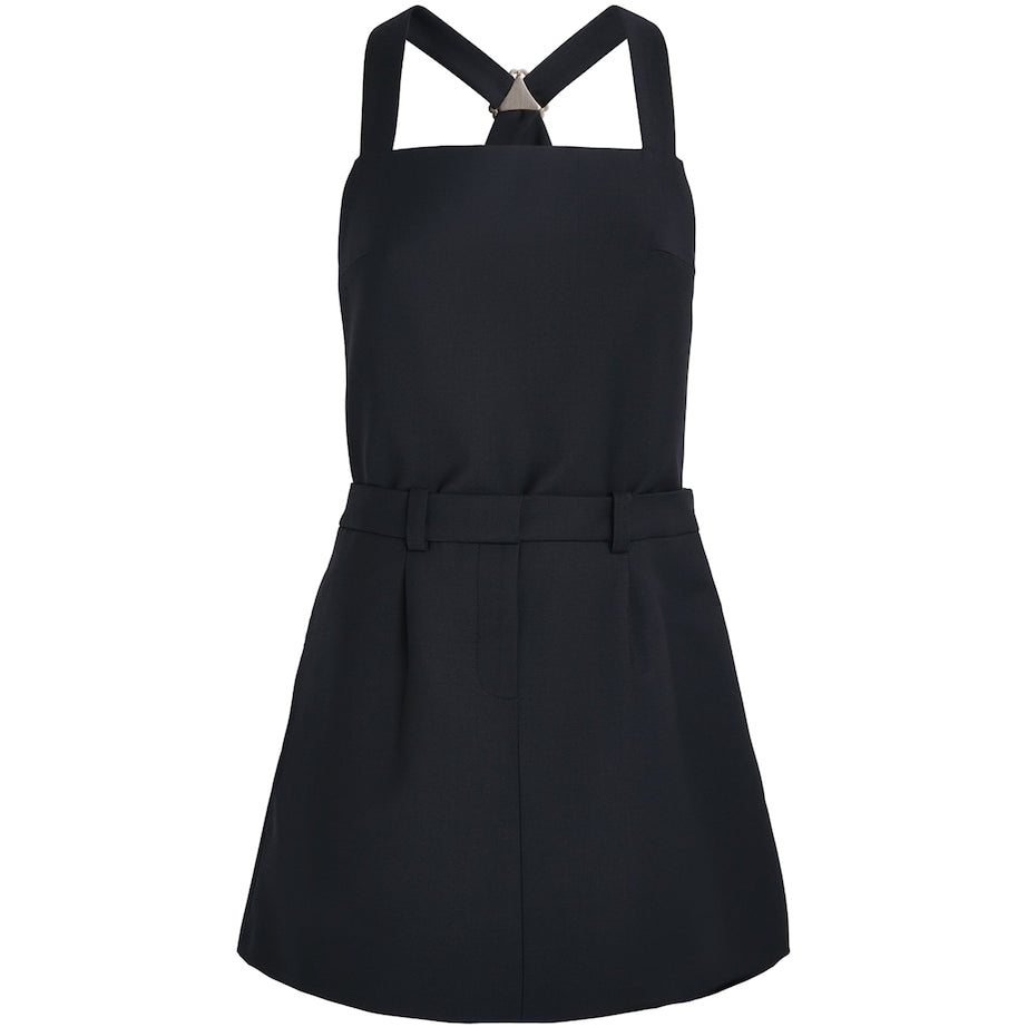 Pinafore Mini Dress NAVY
