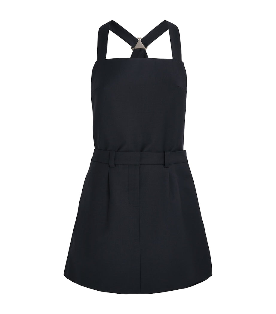 Pinafore Mini Dress NAVY