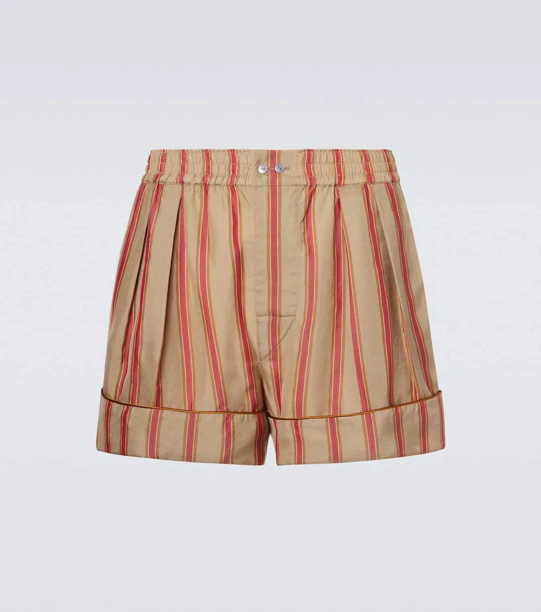 Saint Laurent - Striped twill shorts