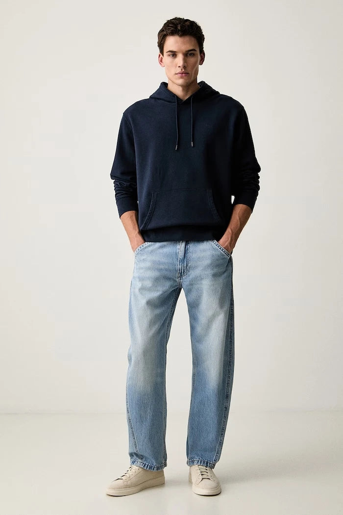 Levi's erkek kapüşonlu pamuklu sweatshirt THE ORIGINAL HM