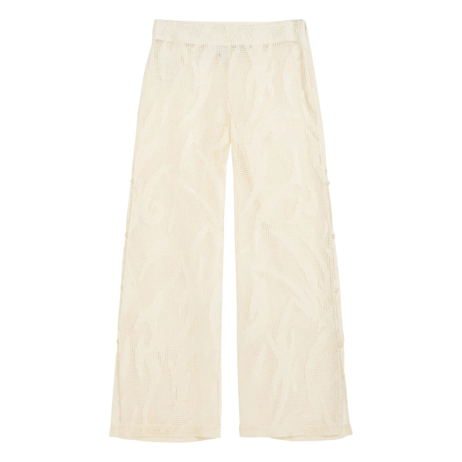 OAS - Tribalo Tavon Crochet pants | Ecru