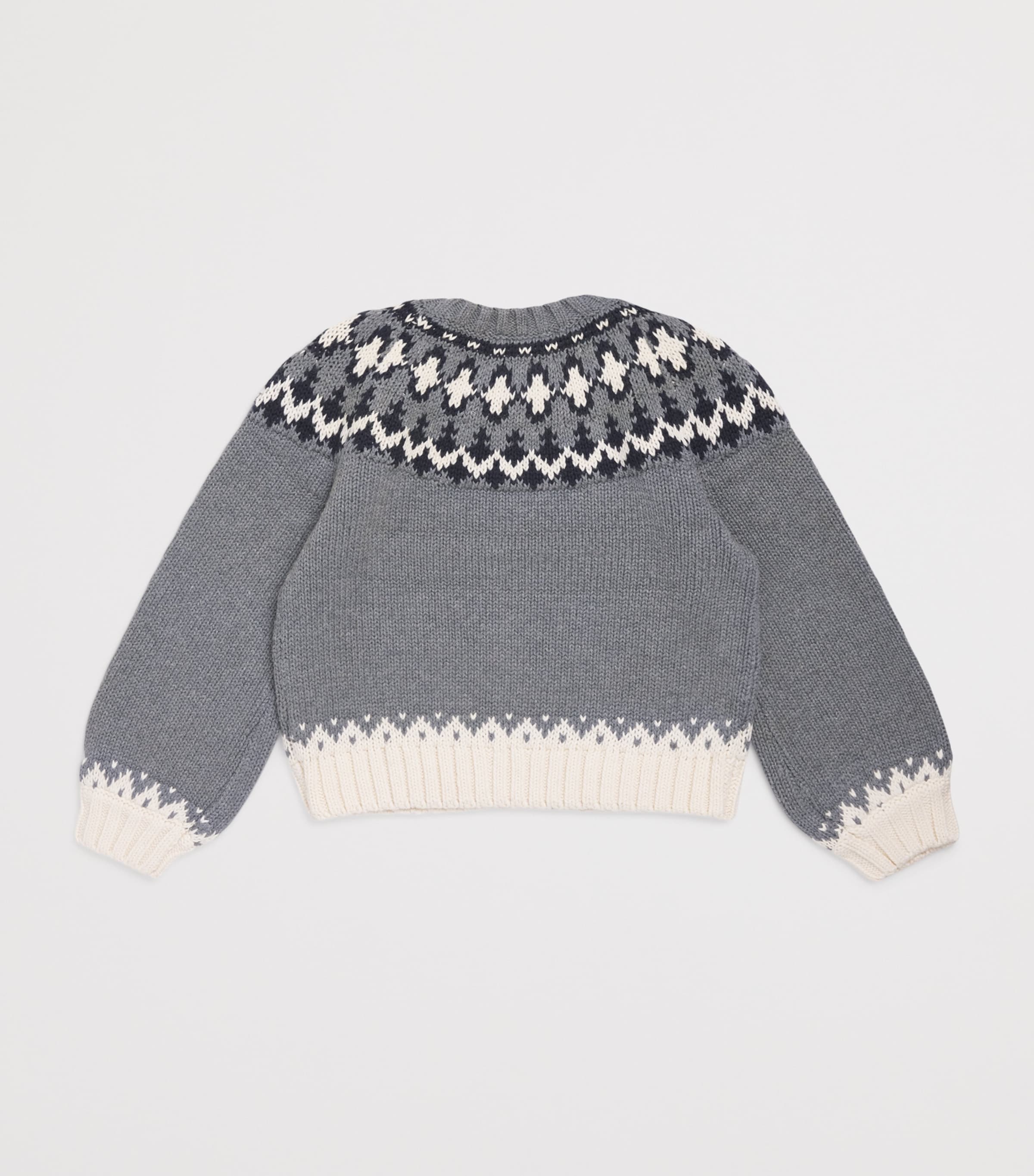 Chloé Kids Cotton-Wool Fair Isle Sweater (4-5 Years)