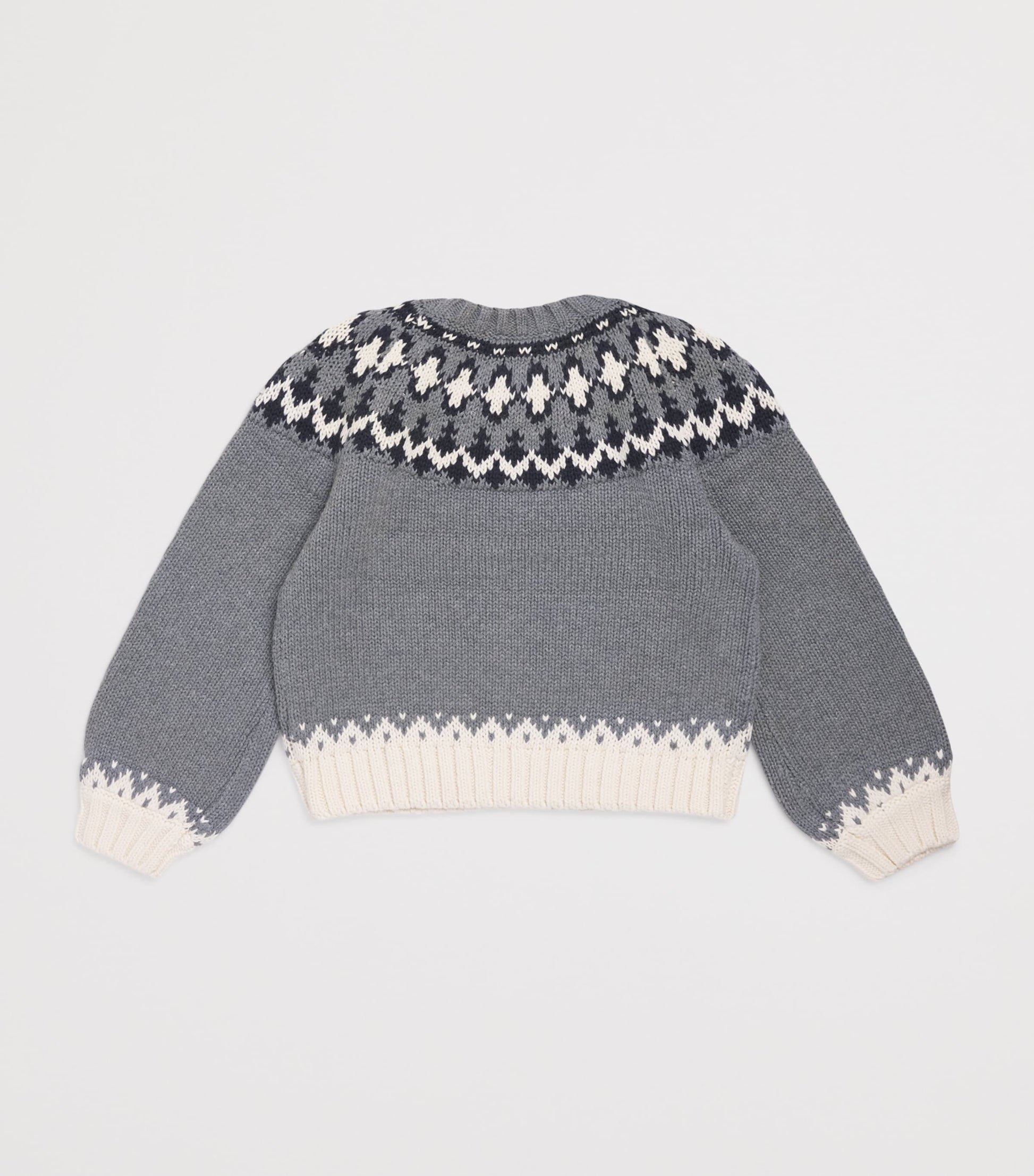 Chloé Kids Cotton-Wool Fair Isle Sweater (4-5 Years)