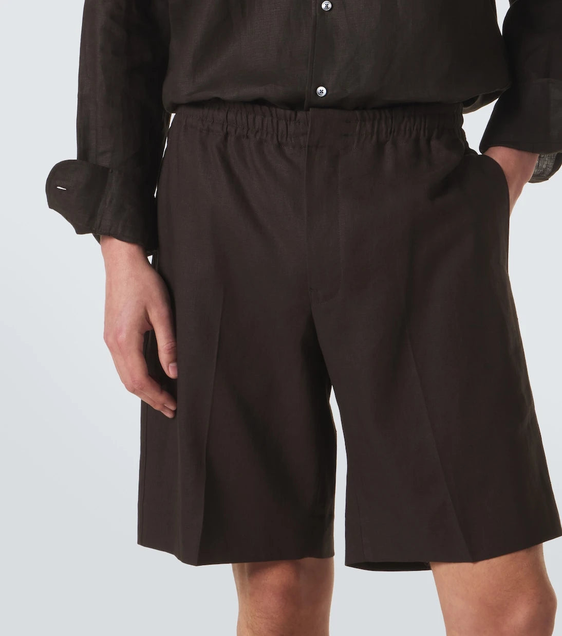 Zegna - Linen shorts