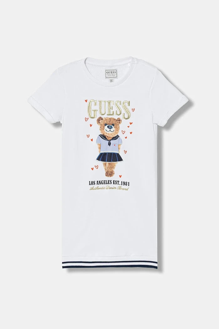 Детска памучна рокля Guess
