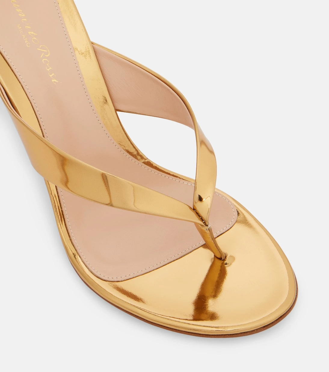 Gianvito Rossi - Sofia metallic leather mules