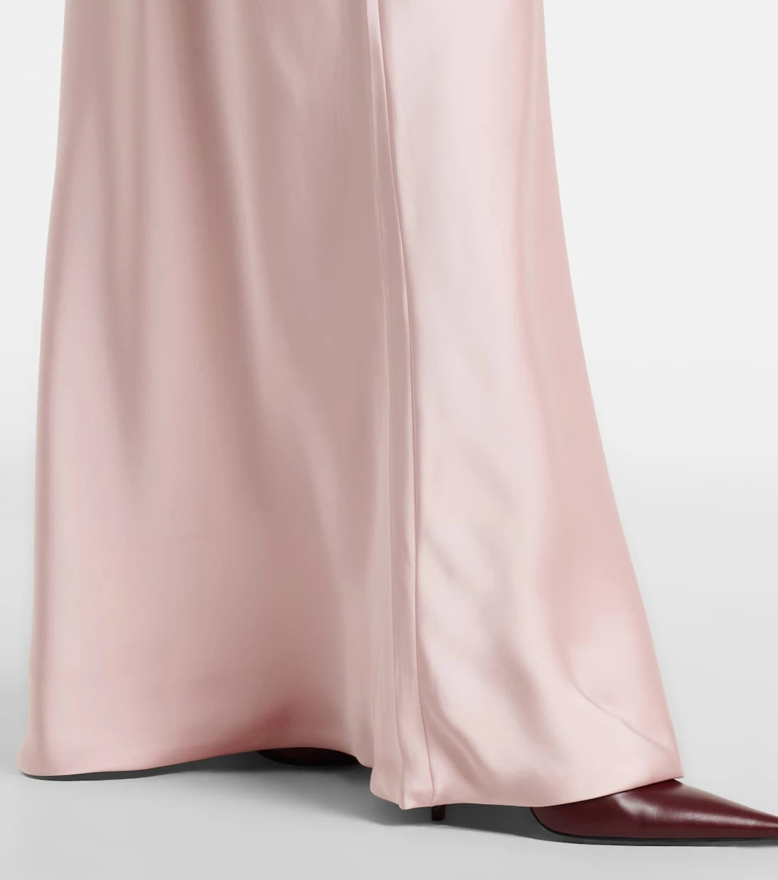 Norma Kamali - Strapless satin maxi dress
