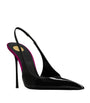 Saint Laurent Patent Leather Amalia Slingback Pumps 110