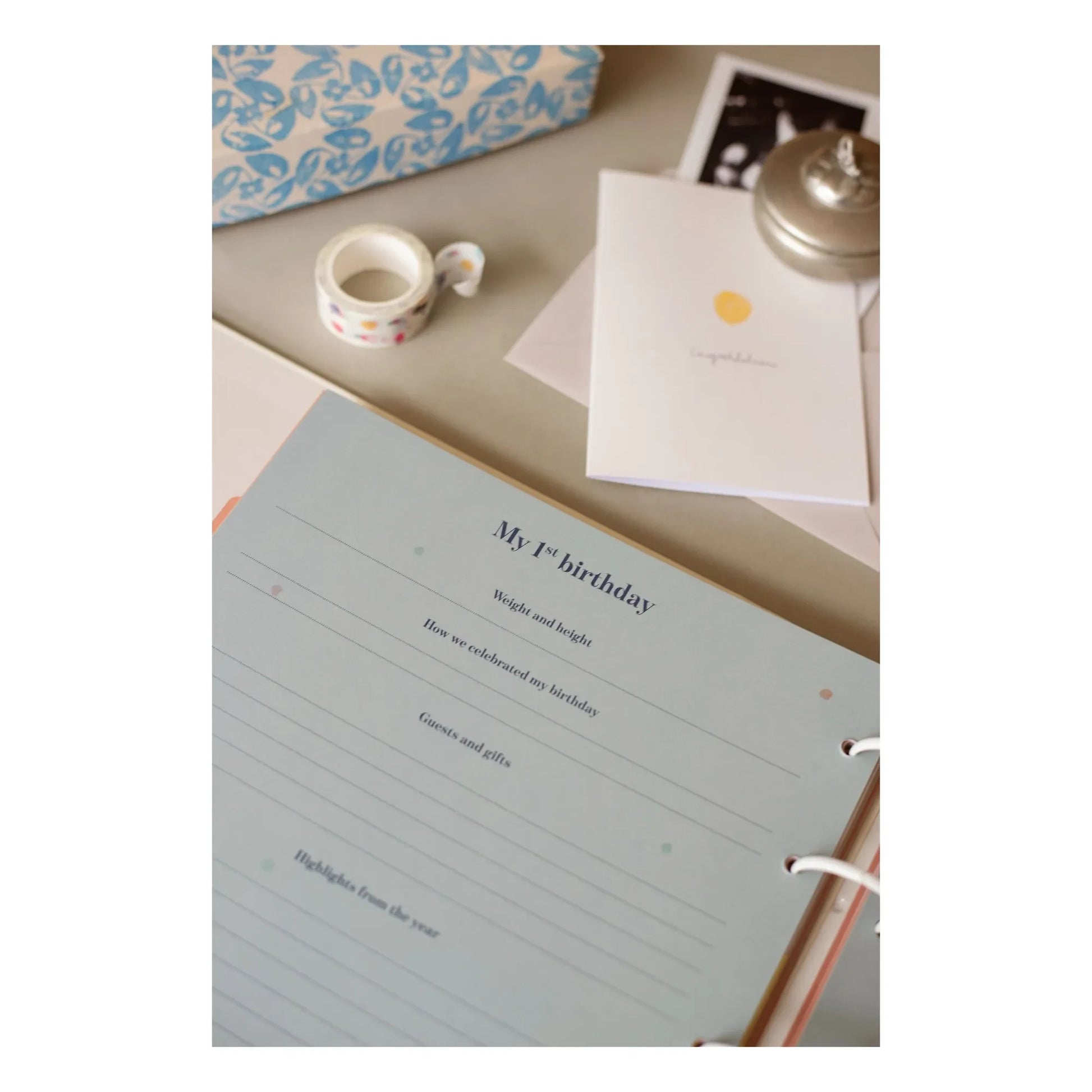 Specialday - My First Years birth album - EN | Cream