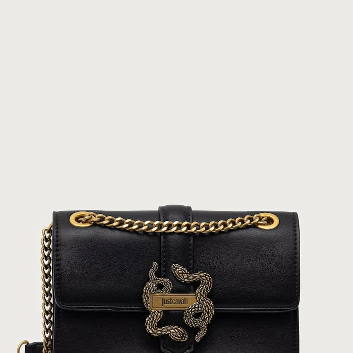 Just Cavalli suni deri kadın crossbody çanta