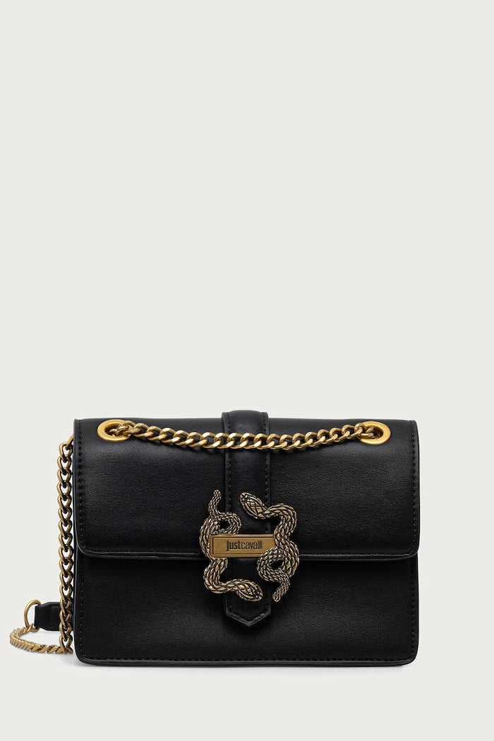 Just Cavalli suni deri kadın crossbody çanta