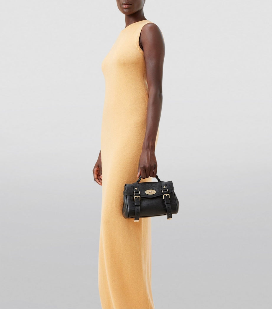 Mulberry Black Mini Leather Alexa Cross-Body Bag