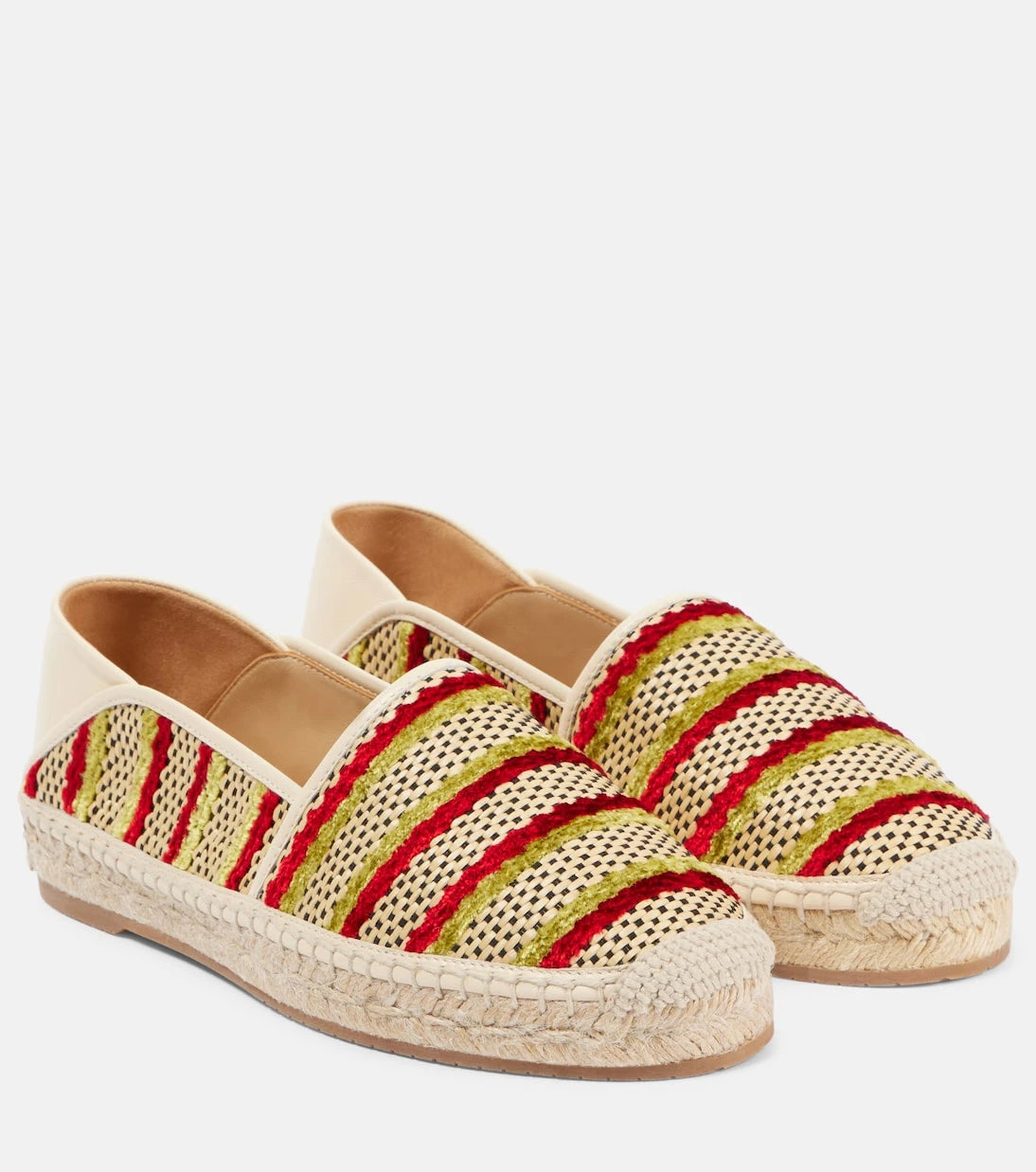 Manolo Blahnik - Espadra raffia espadrilles